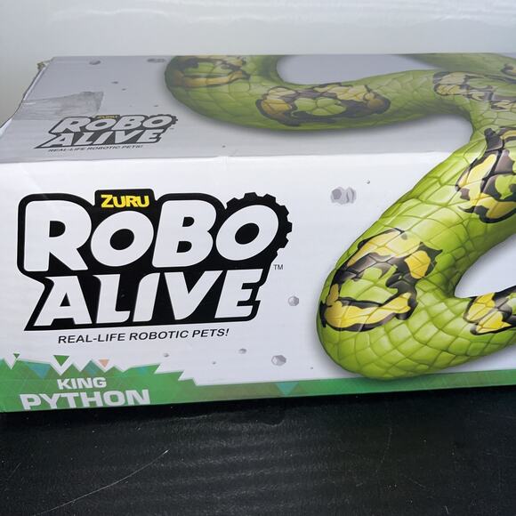 Robo Alive 31 inch King Python Snake Robotic Toy Pet Figure Robot Snake by ZURU - Picture 2 of 6